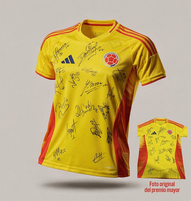 Camisa Selección Colombia autografiada